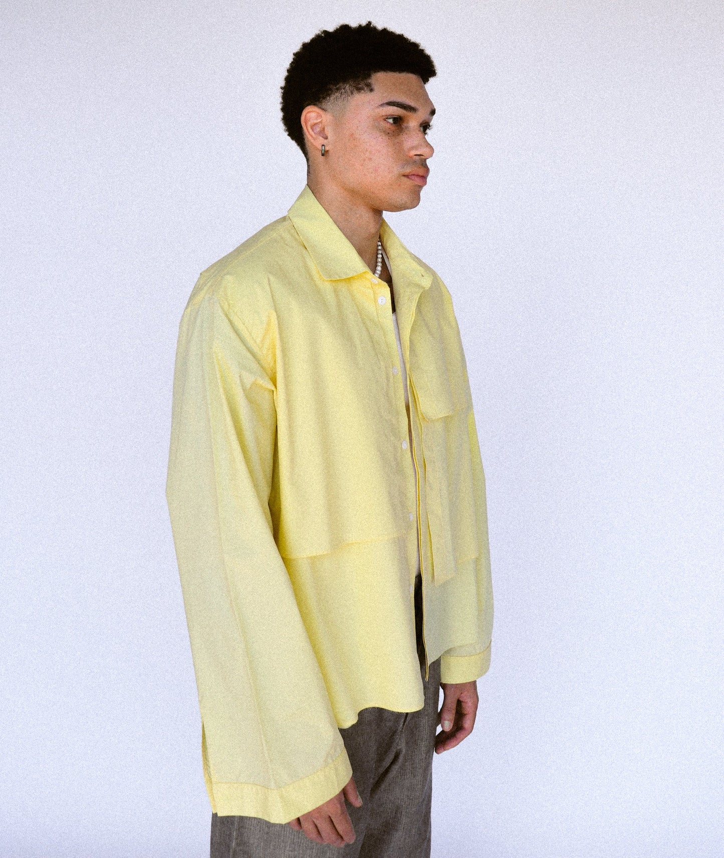 Babban Riga Layered Shirt.