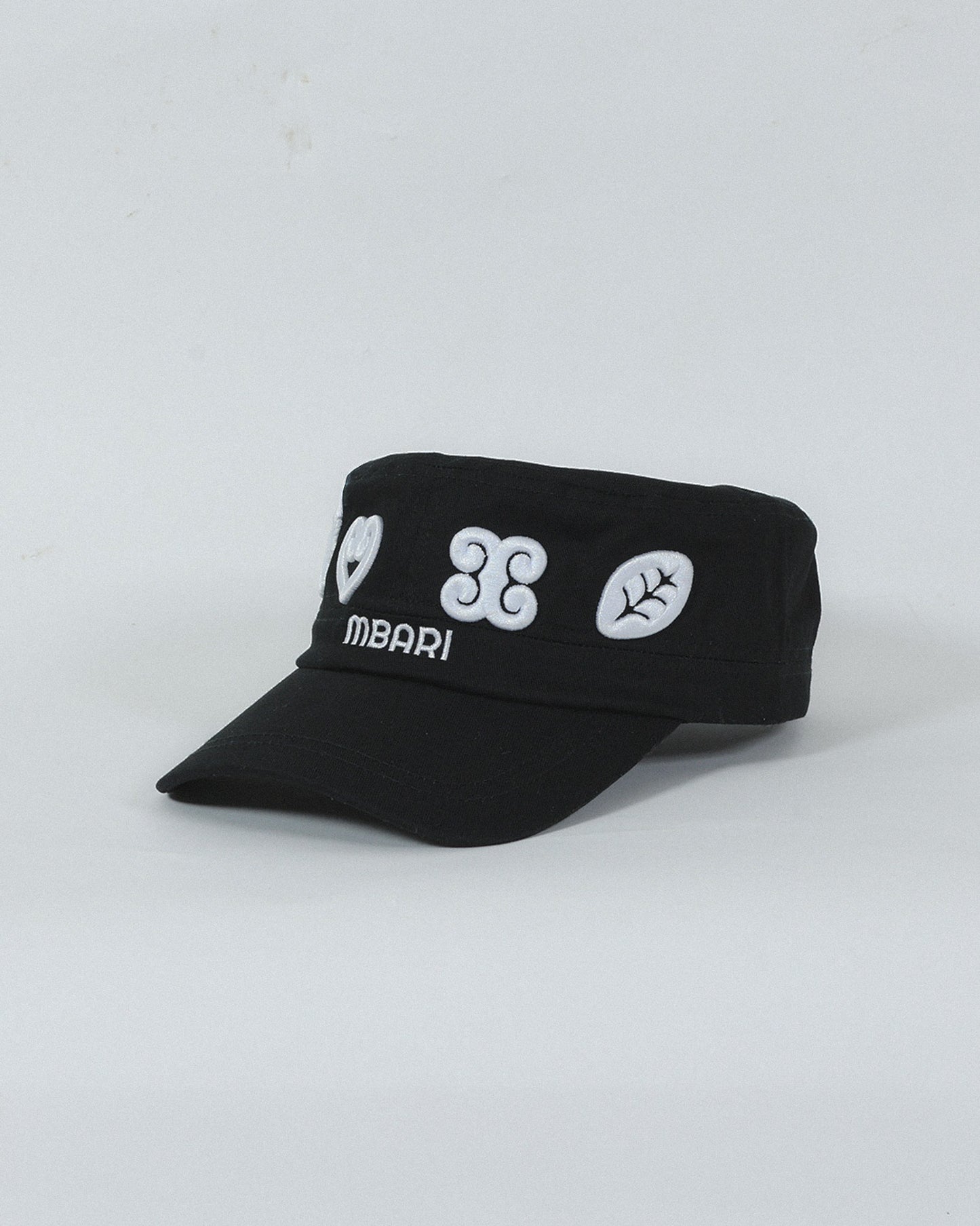 Mbari Monogram Cap Black