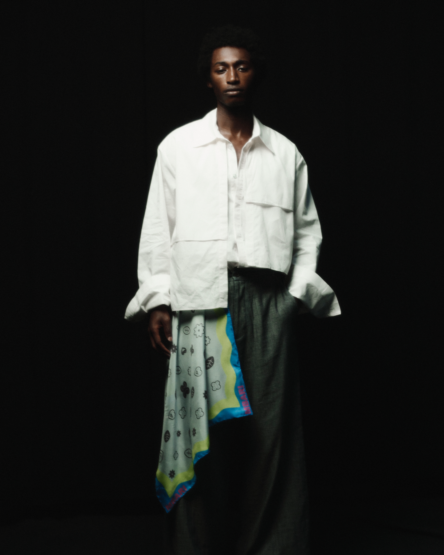 Babban Riga Layered Shirt.