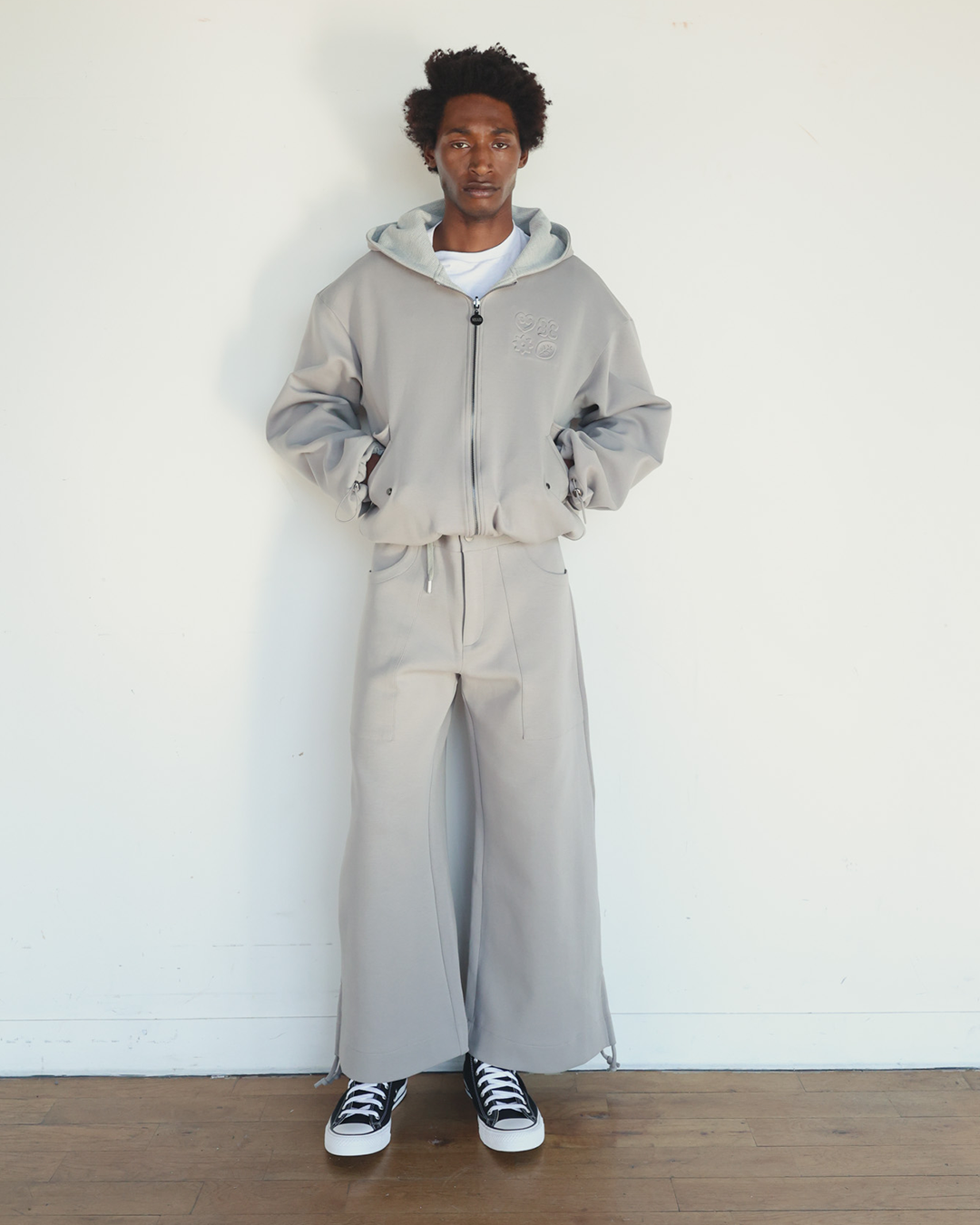 Siki Hoodie (Reversible) - Cement