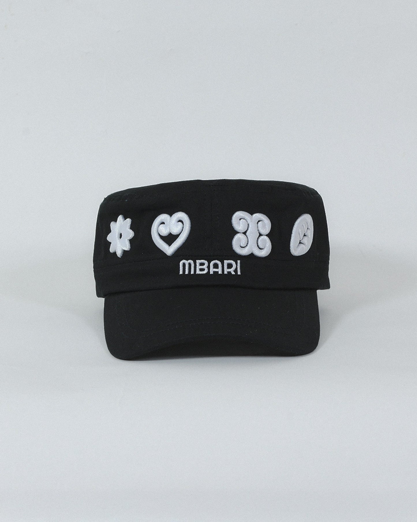 Mbari Monogram Cap Black